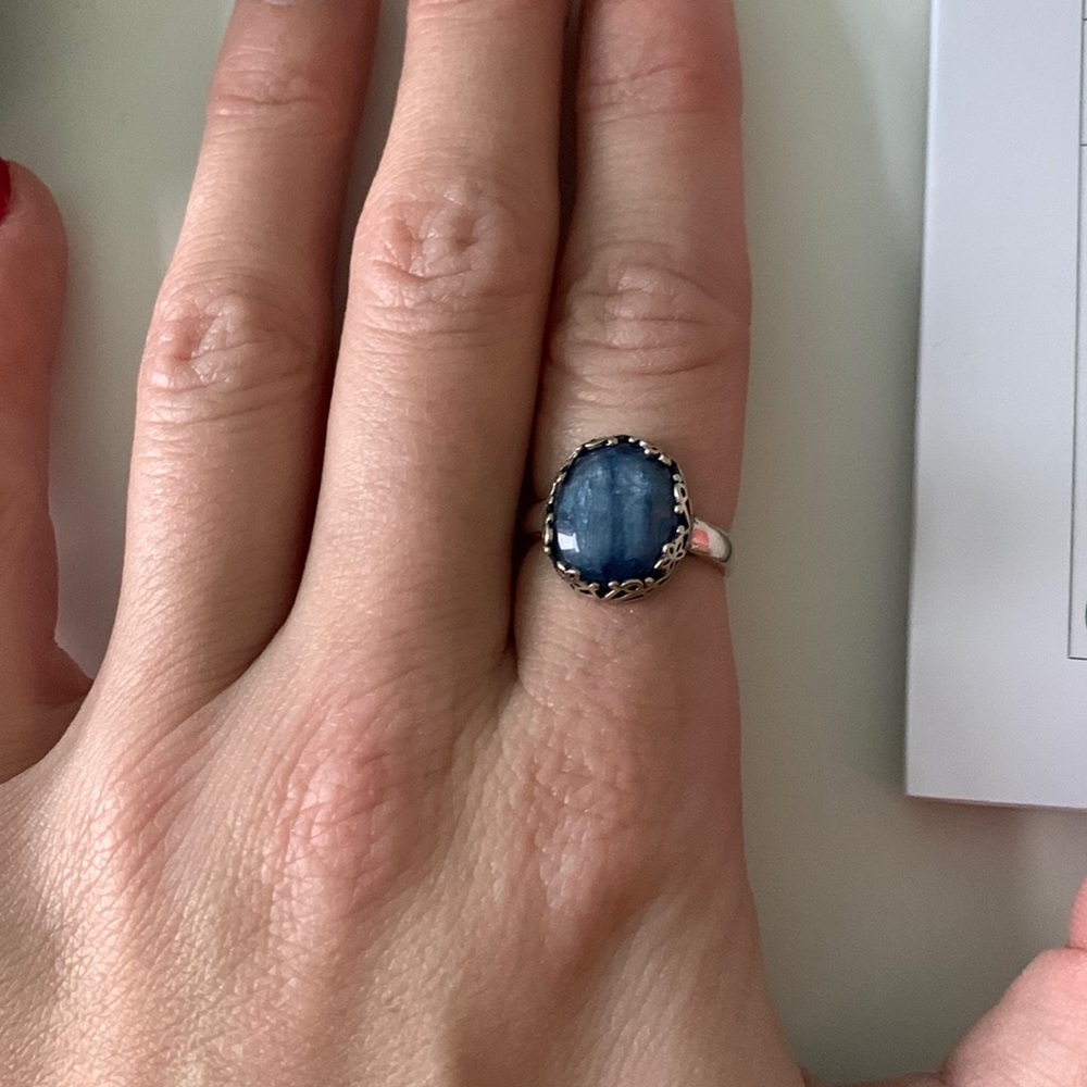Kyanite ring